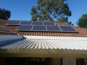 solar panels installed on a roof in vail az